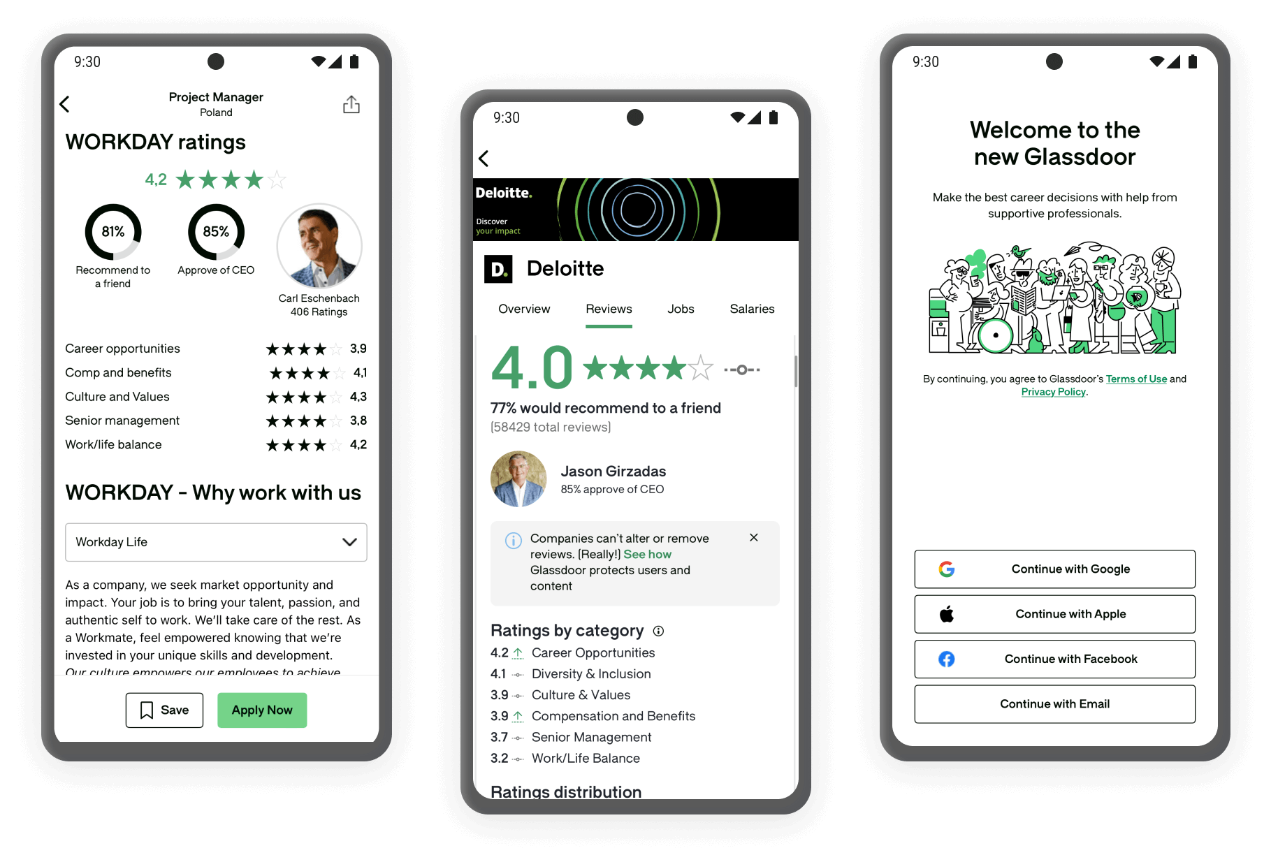 Glassdoor app