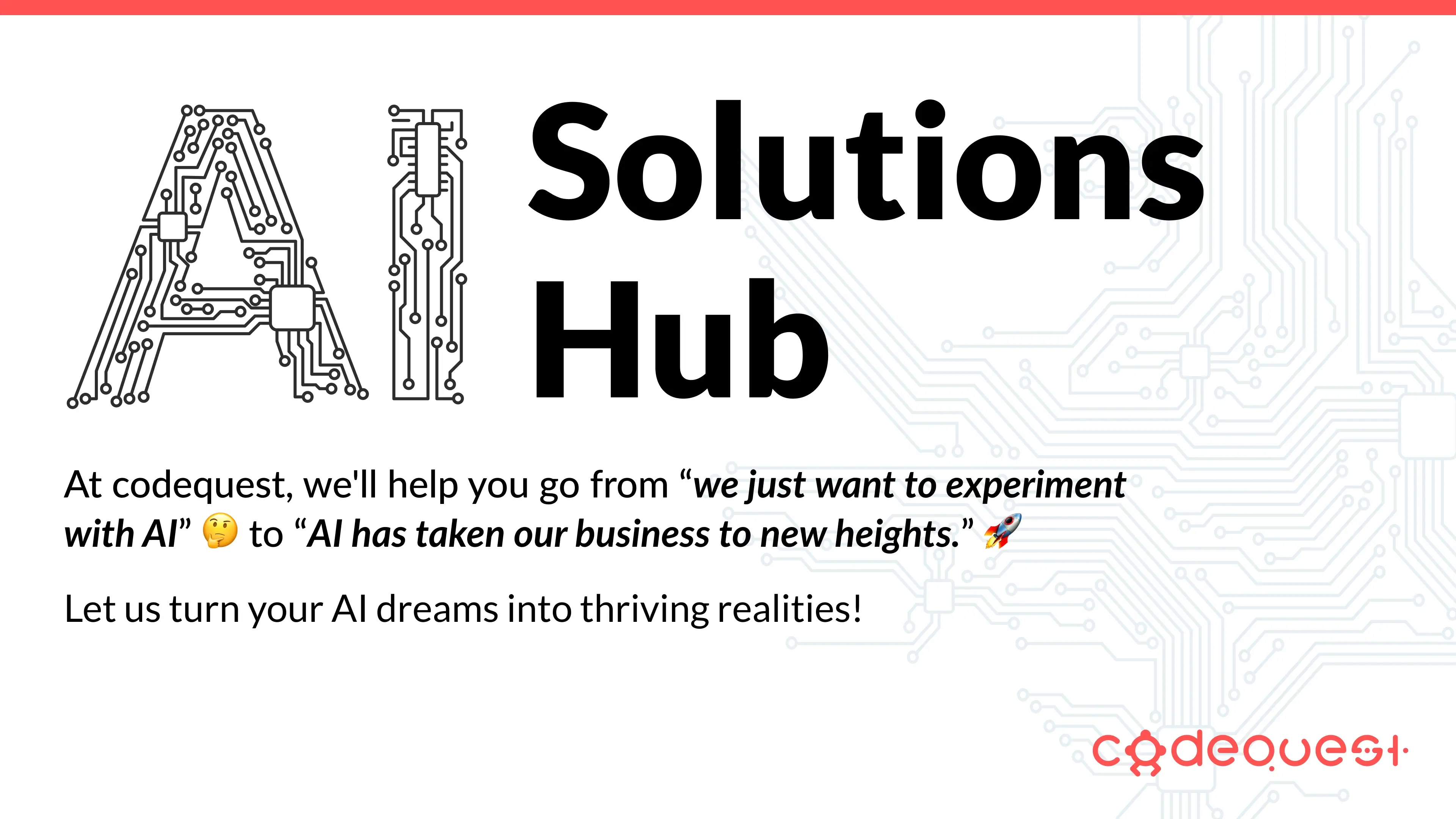 AI Solution Hub slide 1 of 11